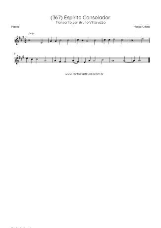 43096 Sheet music - (367) Espírito Consolador - Flute