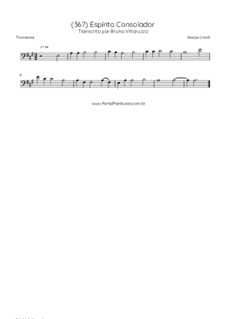 43101 Sheet music - (367) Espírito Consolador - Trombone