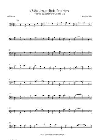 43113 Sheet music - (368) Jesus, Tudo Pra Mim - Trombone