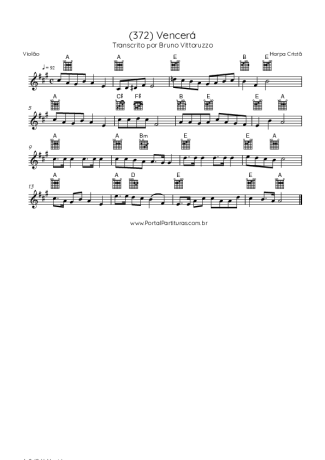 43163 Sheet music - (372) Vencerá - Acoustic Guitar