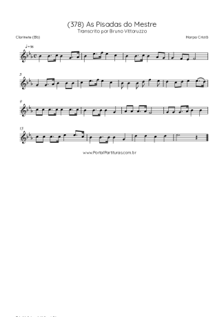 43226 Sheet music - (378) As Pisadas Do Mestre - Clarinet (Bb)