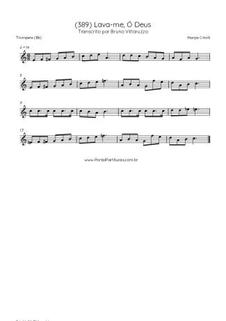 42886 Sheet music - (389) Lava-me, Ó Deus - Trumpet
