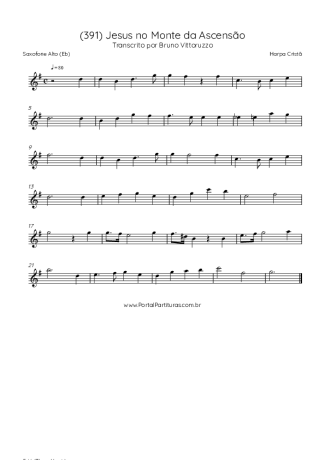 42907 Sheet music - (391) Jesus No Monte Da Ascensão - Alto Saxophone