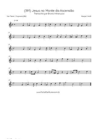 42906 Sheet music - (391) Jesus No Monte Da Ascensão - Tenor Saxophone Soprano (Bb)