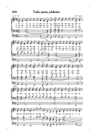 18743 Sheet music - (100) Todos Juntos Jubilemos - Organ