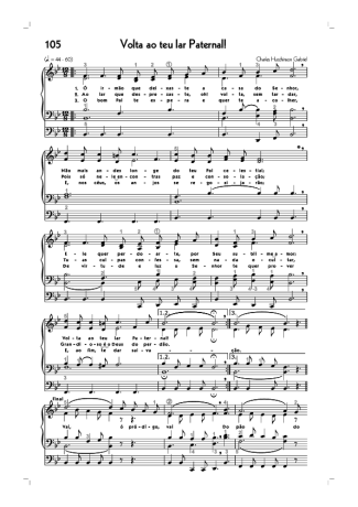 18748 Sheet music - (105) Volta Ao Teu Lar Paternal - Organ