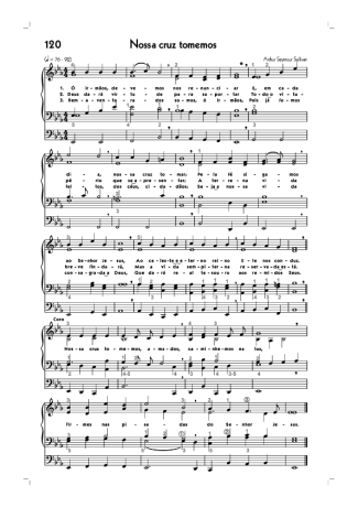 18763 Sheet music - (120) Nossa Cruz Tomemos - Organ