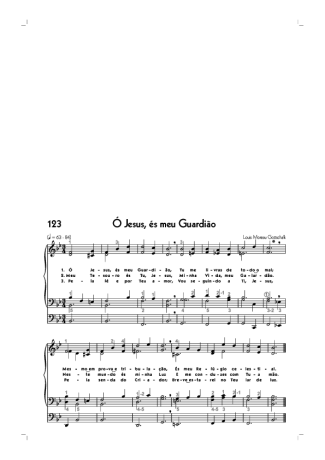 18766 Sheet music - (123) Ó Jesus És Meu Guardião - Organ