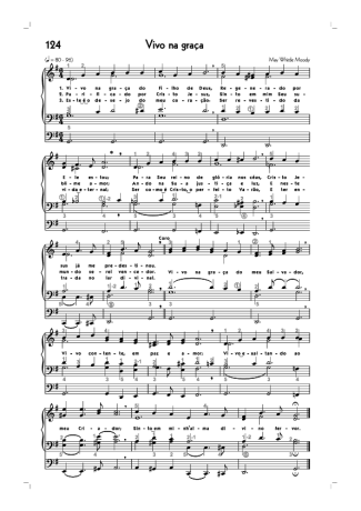 18767 Sheet music - (124) Vivo Na Graça - Organ