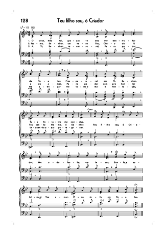 18771 Sheet music - (128) Teu Filho Sou Ó Criador - Organ