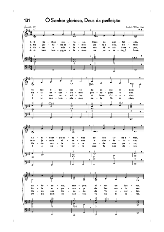 18774 Sheet music - (131) Ó Senhor Glorioso Deus Da Perfeição - Organ