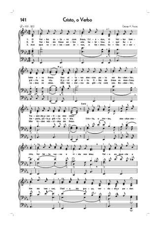 18784 Sheet music - (141) Cristo O Verbo - Organ