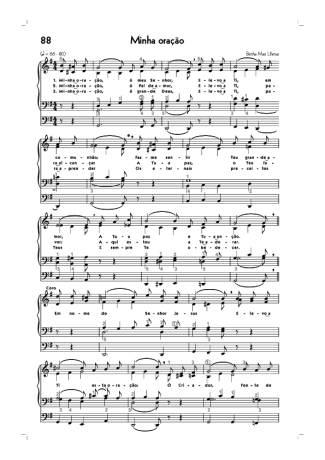 18731 Sheet music - (88) Minha Oração - Organ