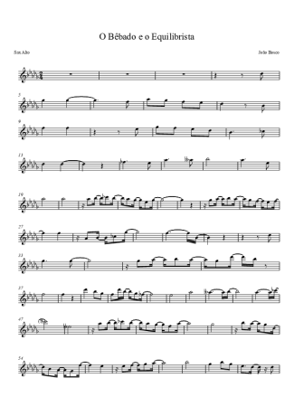 12154 Sheet music - O Bêbado E O Equilibrista - Alto Saxophone