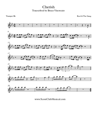 6398 Sheet music - Cherish - Trumpet