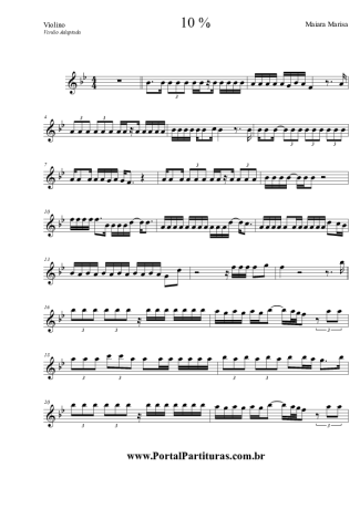5628 Sheet music - 10% - Violin