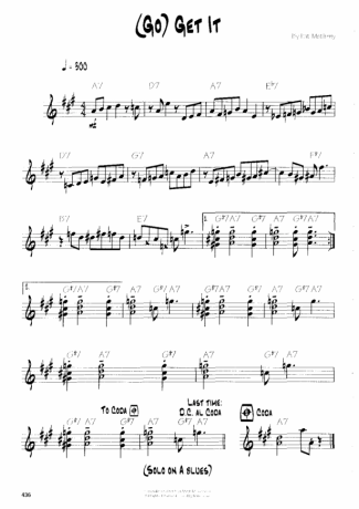 19240 Sheet music - (Go) Get It - Guitar