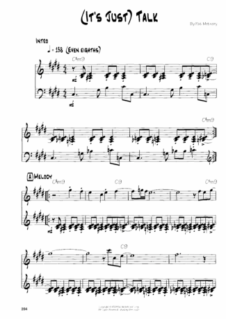 19241 Sheet music - (Its Just) Talk - Guitar