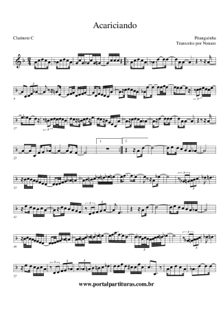 1599 Sheet music - Acariciando - Clarinet (C)