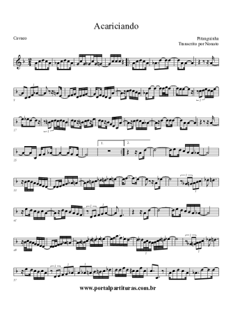 1598 Sheet music - Acariciando - Small Guitar