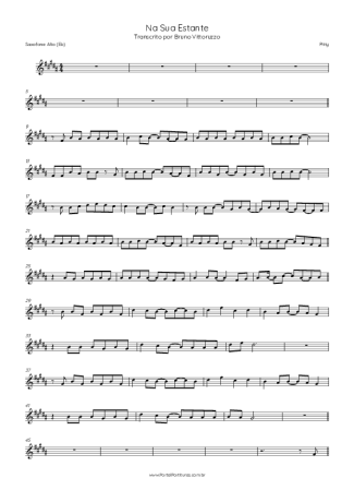 43809 Sheet music - Na Sua Estante - Alto Saxophone