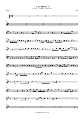 43814 Sheet music - Na Sua Estante - Violin