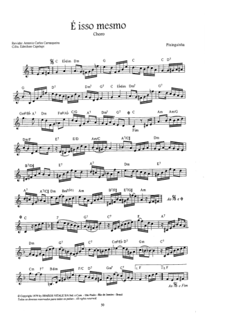 16786 Sheet music - É Isso Mesmo - Small Guitar
