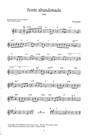 16930 Sheet music - Fonte Abandonada - Mandolin