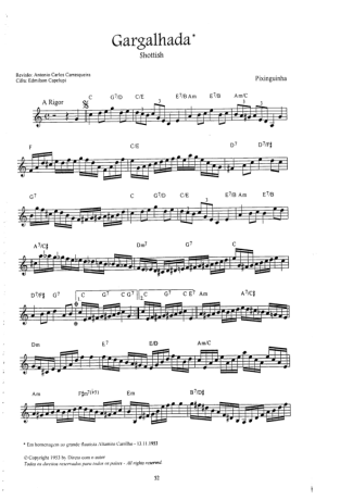 16931 Sheet music - Gargalhada - Mandolin