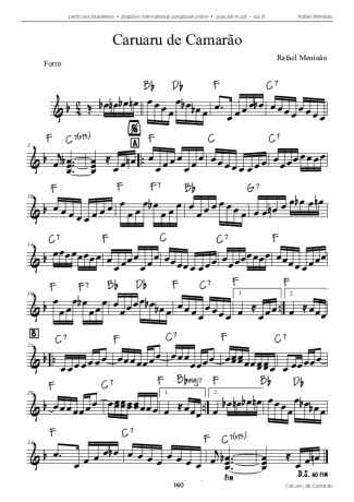 22600 Sheet music - Caruaru De Camarão - Accordion