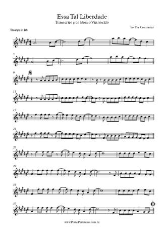 7470 Sheet music - Essa Tal Liberdade - Trumpet