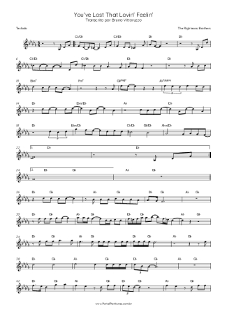 34590 Sheet music - You´ve Lost That Lovin´ Feelin´ - Keyboard