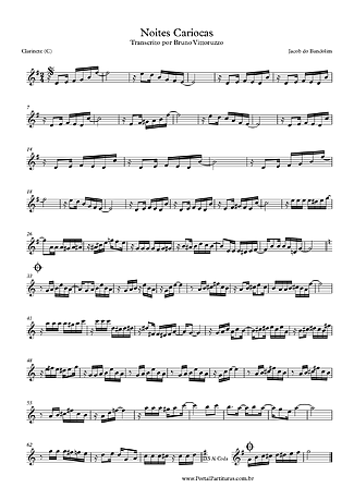21809 Partitura - Noites Cariocas - Clarinete (Do)
