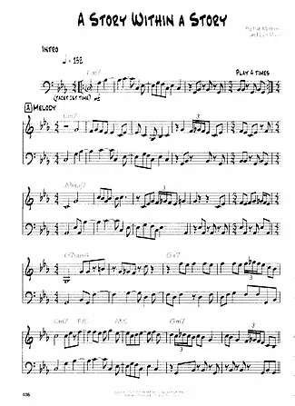 19245 Partitions - A Story Within A Story - Guitare
