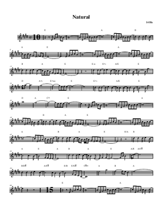 14 bis Natural score for Alto Saxophone
