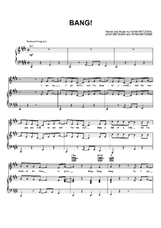 AJR  score for Piano