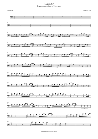 ANAVITÓRIA  score for Cello