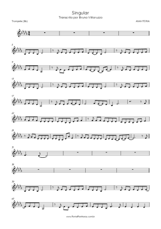 ANAVITÓRIA  score for Trumpet
