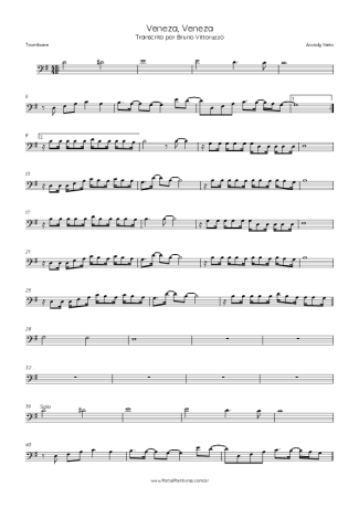 Accioly Neto Veneza, Veneza score for Trombone