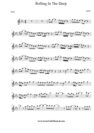 Adele  score for Flute