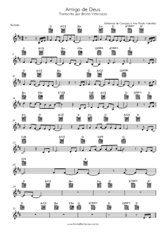 Adhemar de Campos  score for Acoustic Guitar