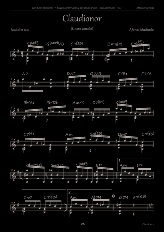 Afonso Machado  score for Mandolin