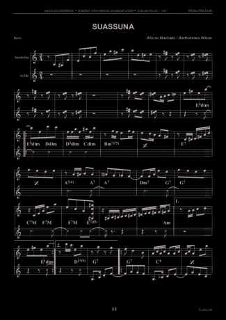 Afonso Machado  score for Acoustic Guitar