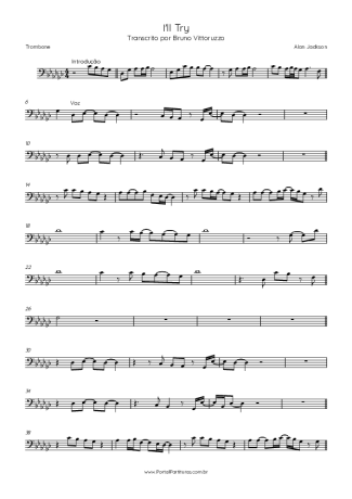 Alan Jackson  score for Trombone