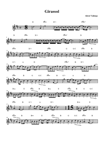 Alceu Valença  score for Clarinet (Bb)