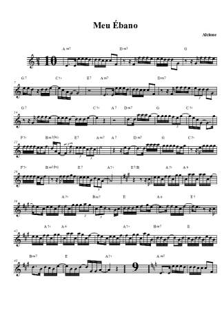 Alcione  score for Clarinet (Bb)