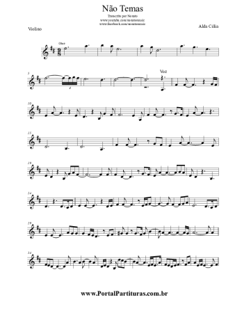 Minha Vez - Ton Carfi - Partitura para Violino