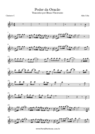 Alda Célia Poder da Oração score for Clarinet (C)