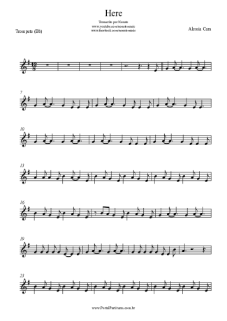 Alessia Cara  score for Trumpet