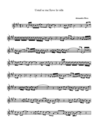 Alexandre Pires  score for Clarinet (Bb)